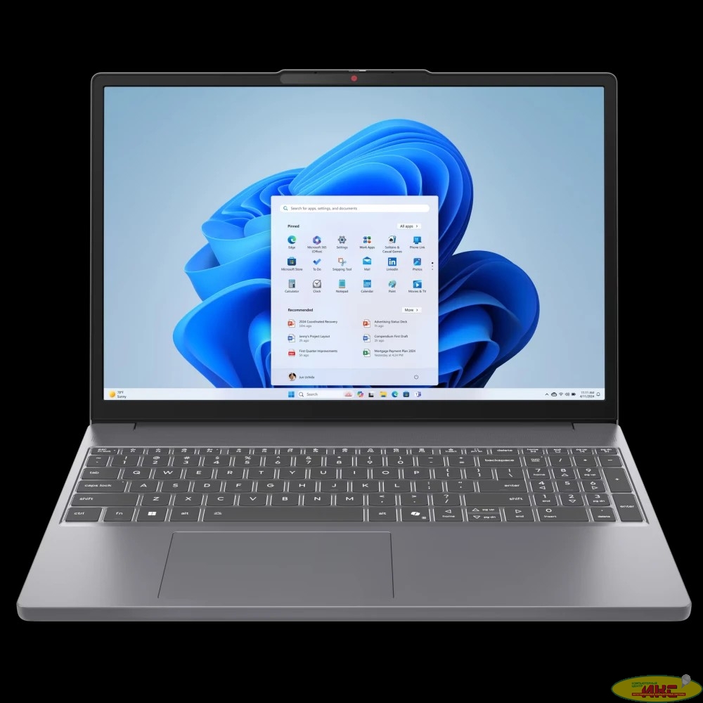 Lenovo IdeaPad Slim 3 15IRH10 [83K1002VRK] Grey 15.3" {WUXGA IPS i5-13420H/16Gb/512Gb SSD/DOS}