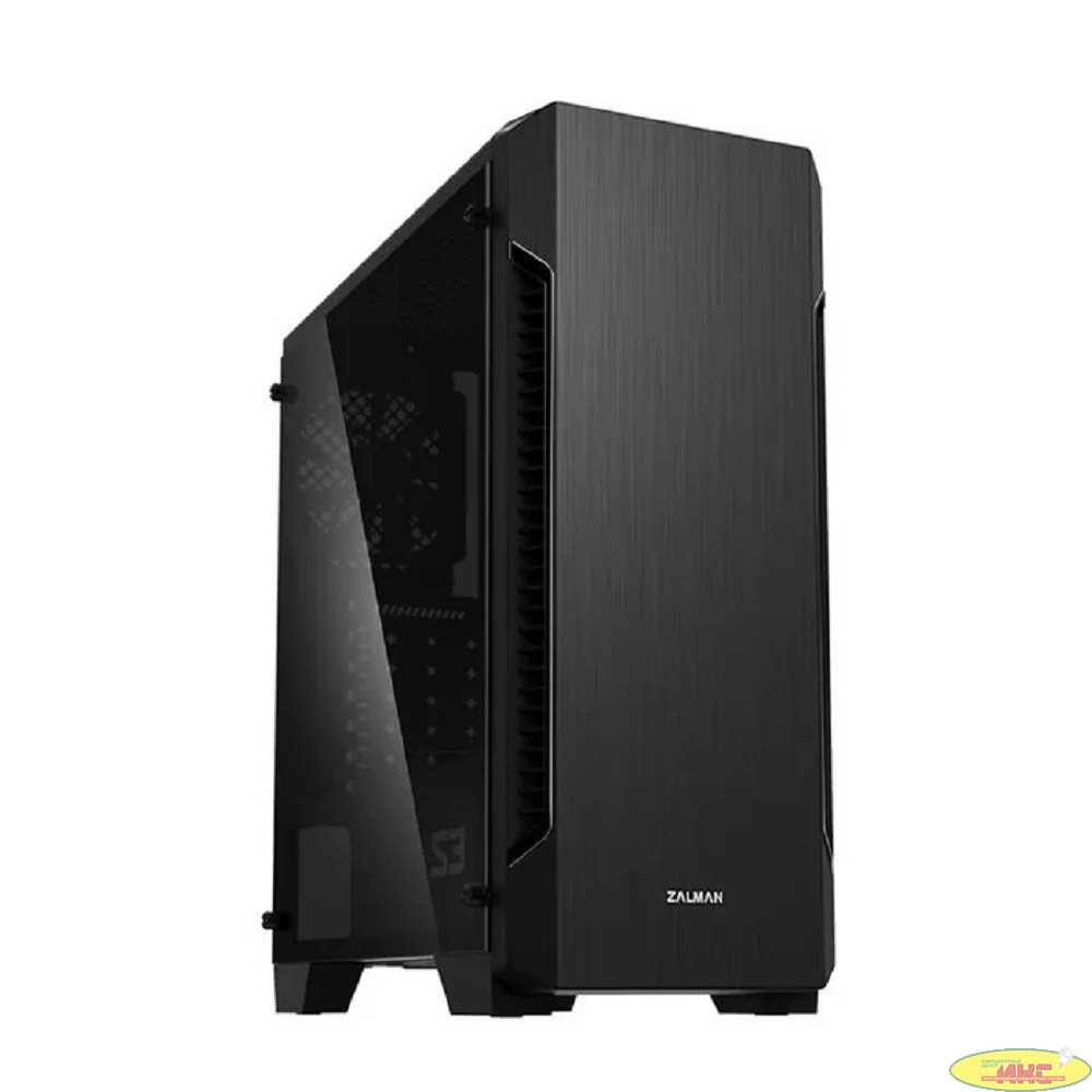 Корпус Zalman S3 TG черный без БП ATX 5x120mm 2xUSB2.0 1xUSB3.0 audio bott PSU