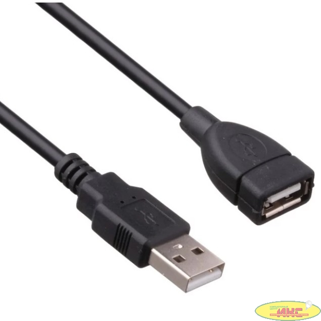 Exegate EX294761RUS Удлинитель USB 2.0 ExeGate EX-CCF-USB2-AMAF-1.8F (Am/Af, позолоченные контакты, ферритовые кольца, 1,8м)