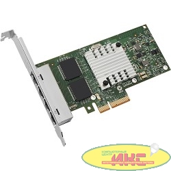 INTEL E1G44HTBLK I340-T4 (PCI Express, 4-Ports, 10/100/1000Base-T, 1000Mbps, Gigabit Ethernet)