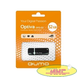 USB 2.0 QUMO 32GB Optiva 02 Black [QM32GUD-OP2-black]