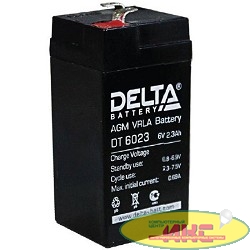 Delta DT 6023  (2,3 А\ч, 6В) свинцово- кислотный аккумулятор  