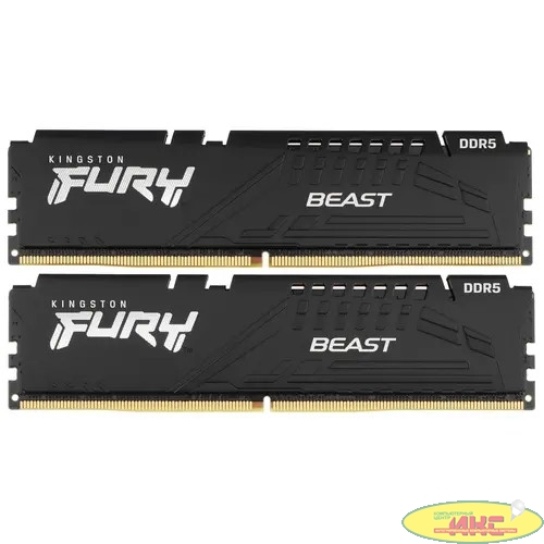 Комплект модулей памяти Kingston Fury Beast KF560C36BBEK2-16 DDR5 16GB (Kit 2x8GB) 6400MHz