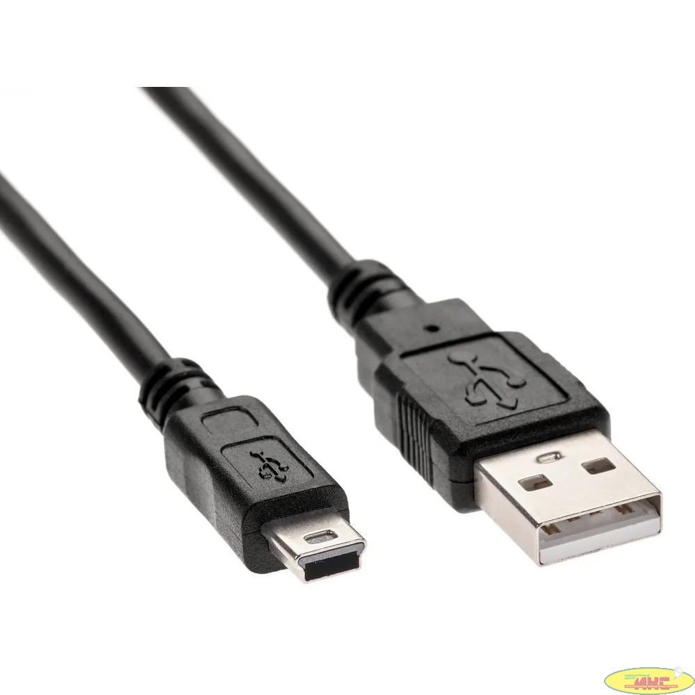 Bion Кабель интерфейсный USB 2.0 AM/miniBM 5P, 0.5м, черный [BXP-CCP-USB2-AM5P-005]