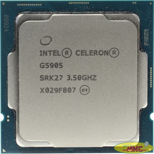 Intel CPU Desktop Celeron G5905 (3.5GHz, 4MB, LGA1200) tray