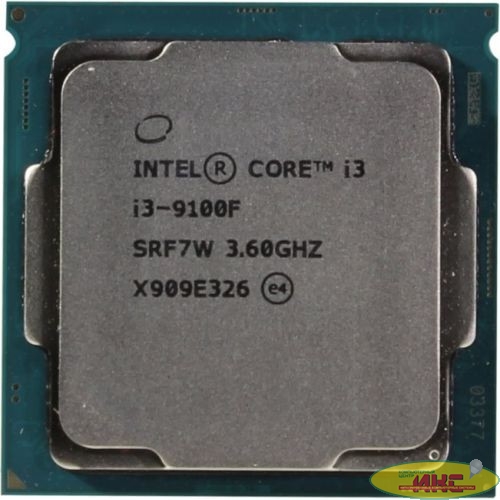 CPU Intel Core i3-9100F Coffee Lake OEM {3.60Ггц, 6МБ, Socket 1151v2}