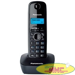 Panasonic KX-TG1611RUH (серый) {АОН, Caller ID,12 мелодий звонка,подсветка дисплея,поиск трубки}
