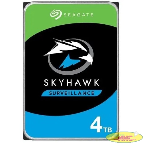 4TB Seagate Skyhawk (ST4000VX016) {Serial ATA III, 5400 rpm, 256mb, для видеонаблюдения}