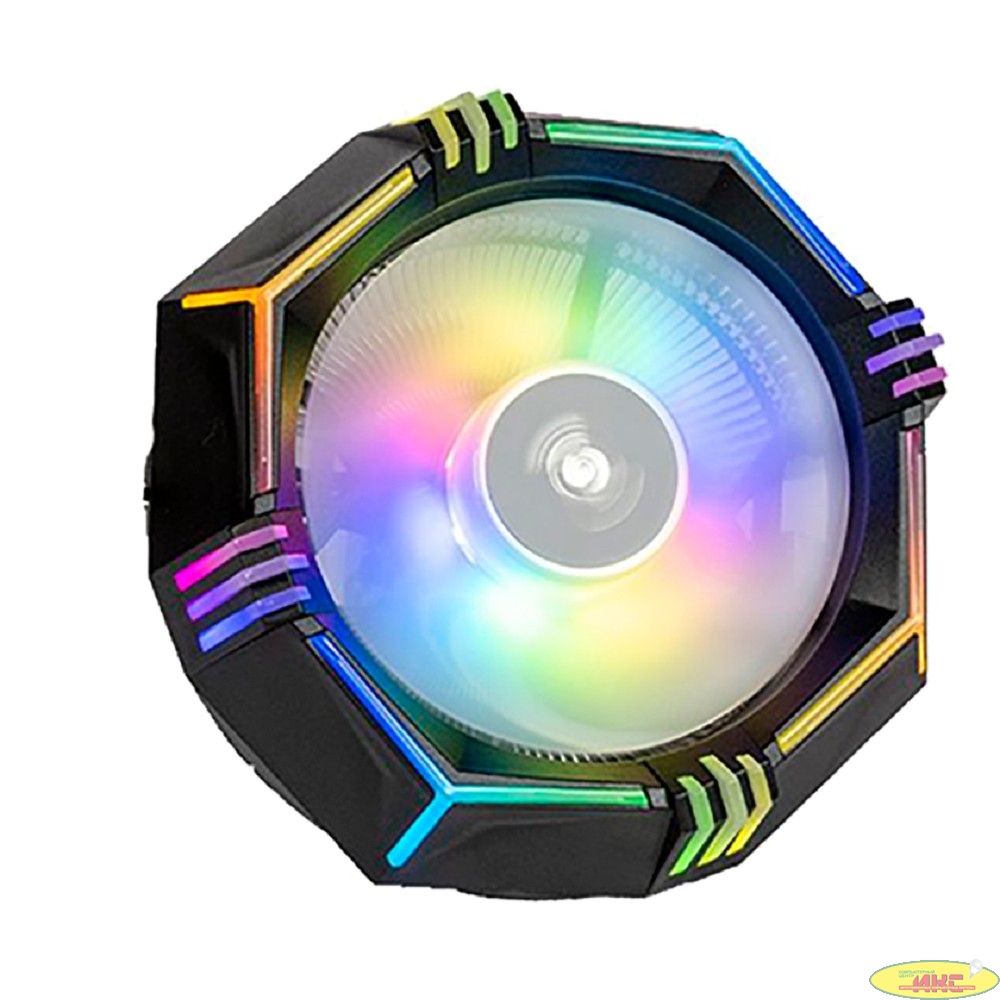 Кулер Eurocase C901 FRGB LGA115X/1200/AM4/FM2/FM1/AM3+/AM3/AM2+/AM2 (135mm fan, 1800rpm, 65Вт, 35.3CFM, 28dBA, 3-pin)