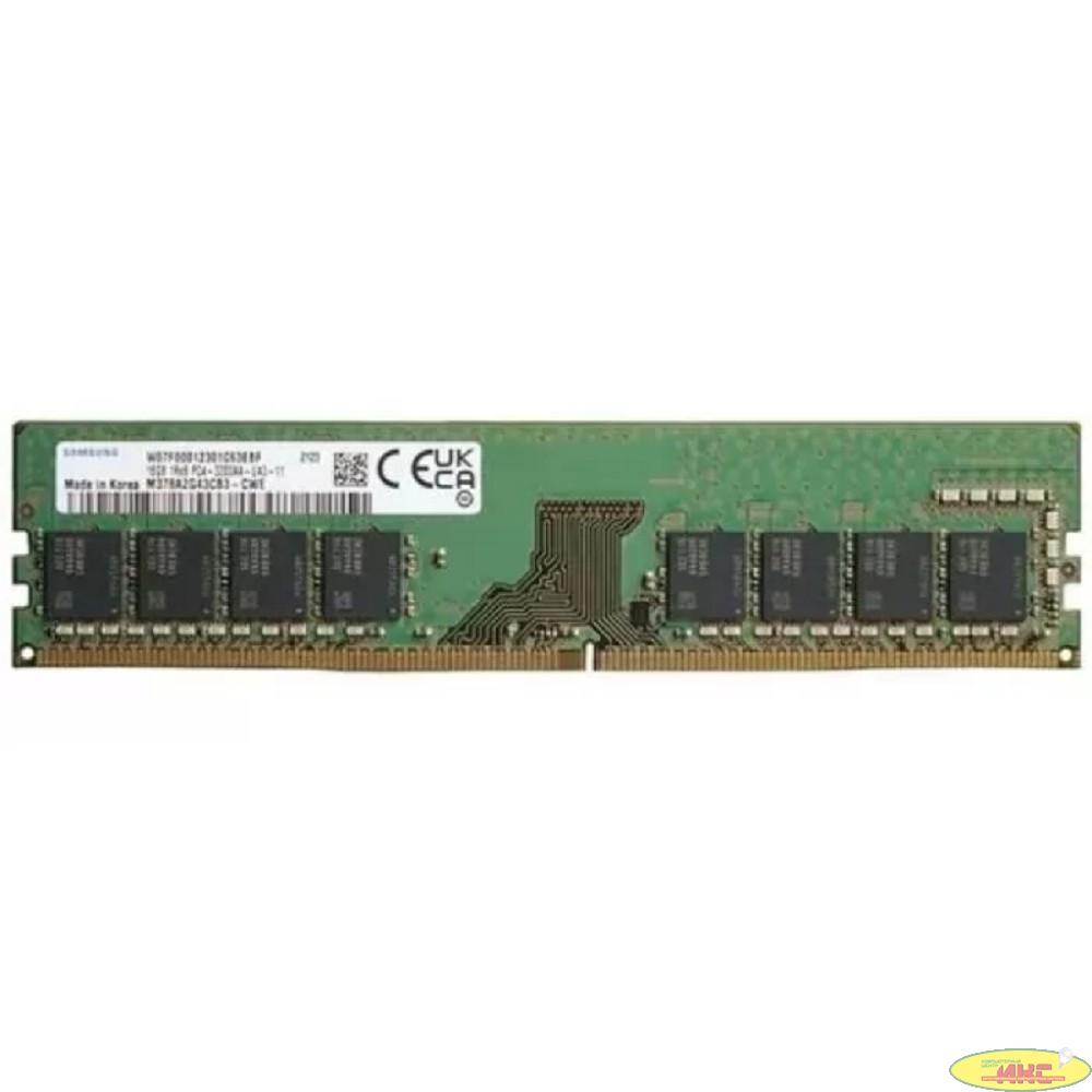 Samsung DIMM DDR4 16Gb PC25600 3200MHz CL21 1.2V OEM (M378A2G43CB3-CWE)