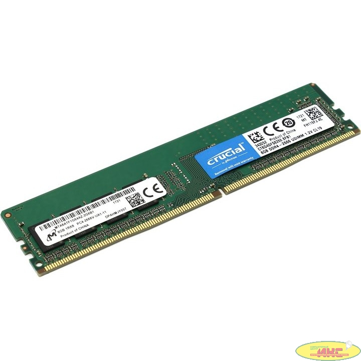 Crucial DDR4 DIMM 8GB CT8G4DFS8266 {PC4-21300, 2666MHz, SRx8}