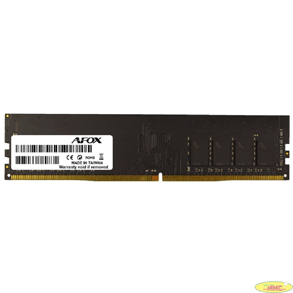AFOX DDR4 DIMM 16GB PC4-25600, 3200MHz, CL22, 1.2V, 288-Pin, Non-ECC, Un-Buffered (AFLD416PS1P/AFLD416PH1P)