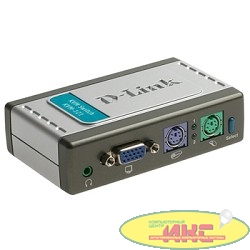 D-Link KVM-121 Переключатель на 2 компьютера (кабели в комплекте) 