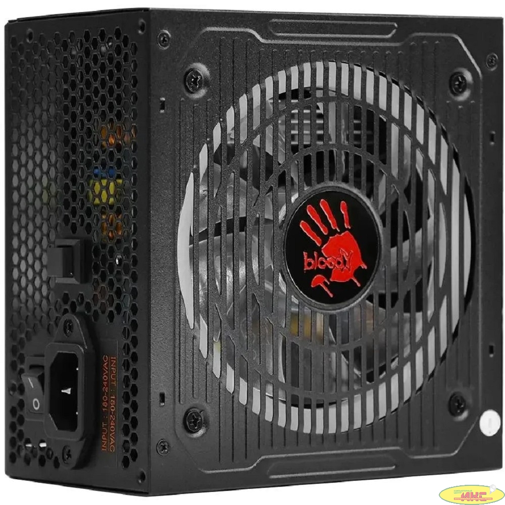 Bloody BD-PS700W ATX 700W 80 PLUS WHITE (20+4pin) APFC 120mm fan 6xSATA RTL
