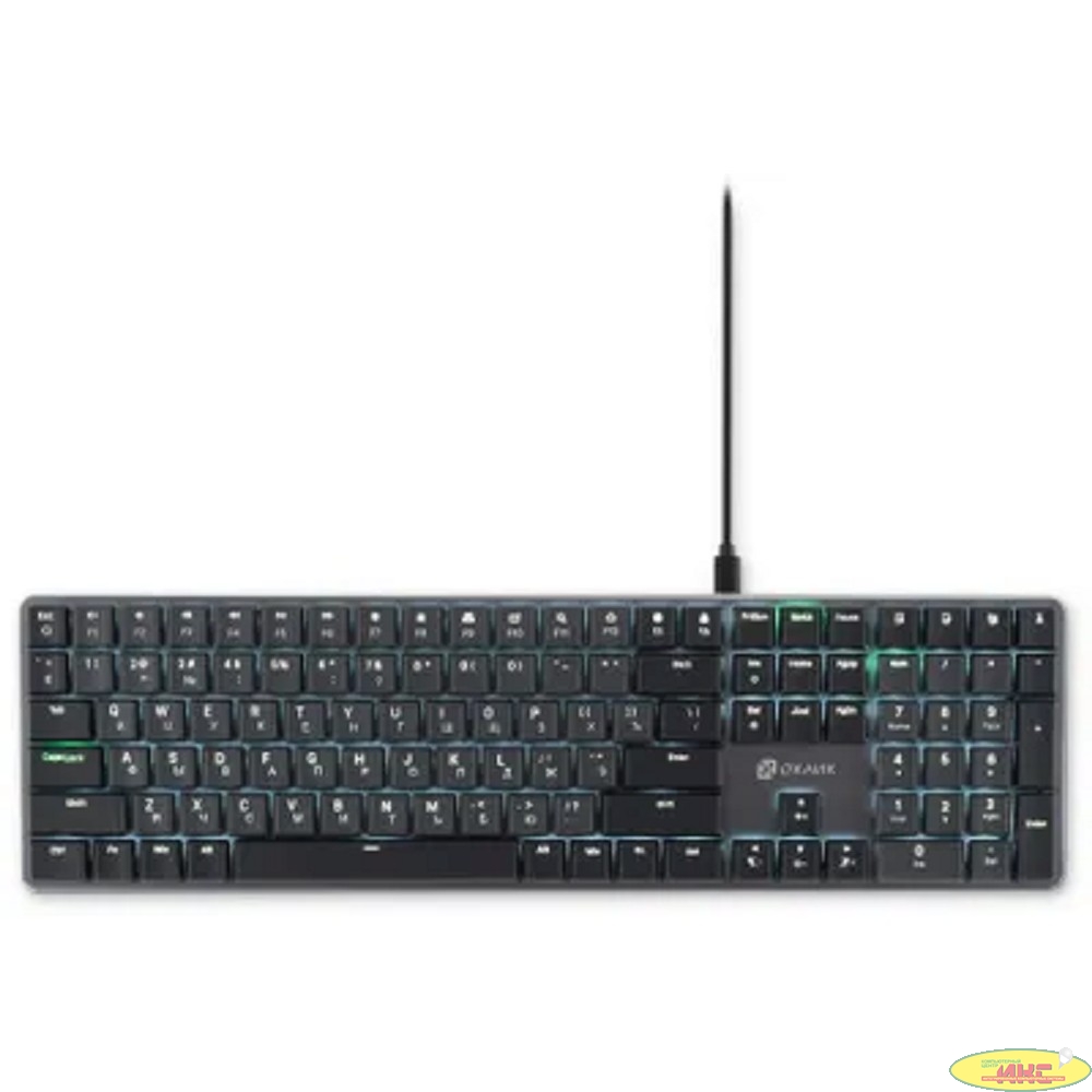 Клавиатура Оклик K953X механическая черный/серый USB Multimedia LED [1901086]