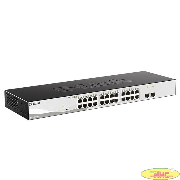D-Link DGS-1210-26/F3A Настраиваемый коммутатор WebSmart с 24 портами 10/100/1000Base-T и 2 портами 1000Base-X SFP