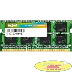 Silicon Power DDR3 SODIMM 8GB SP008GBSTU160N02 PC3-12800, 1600MHz