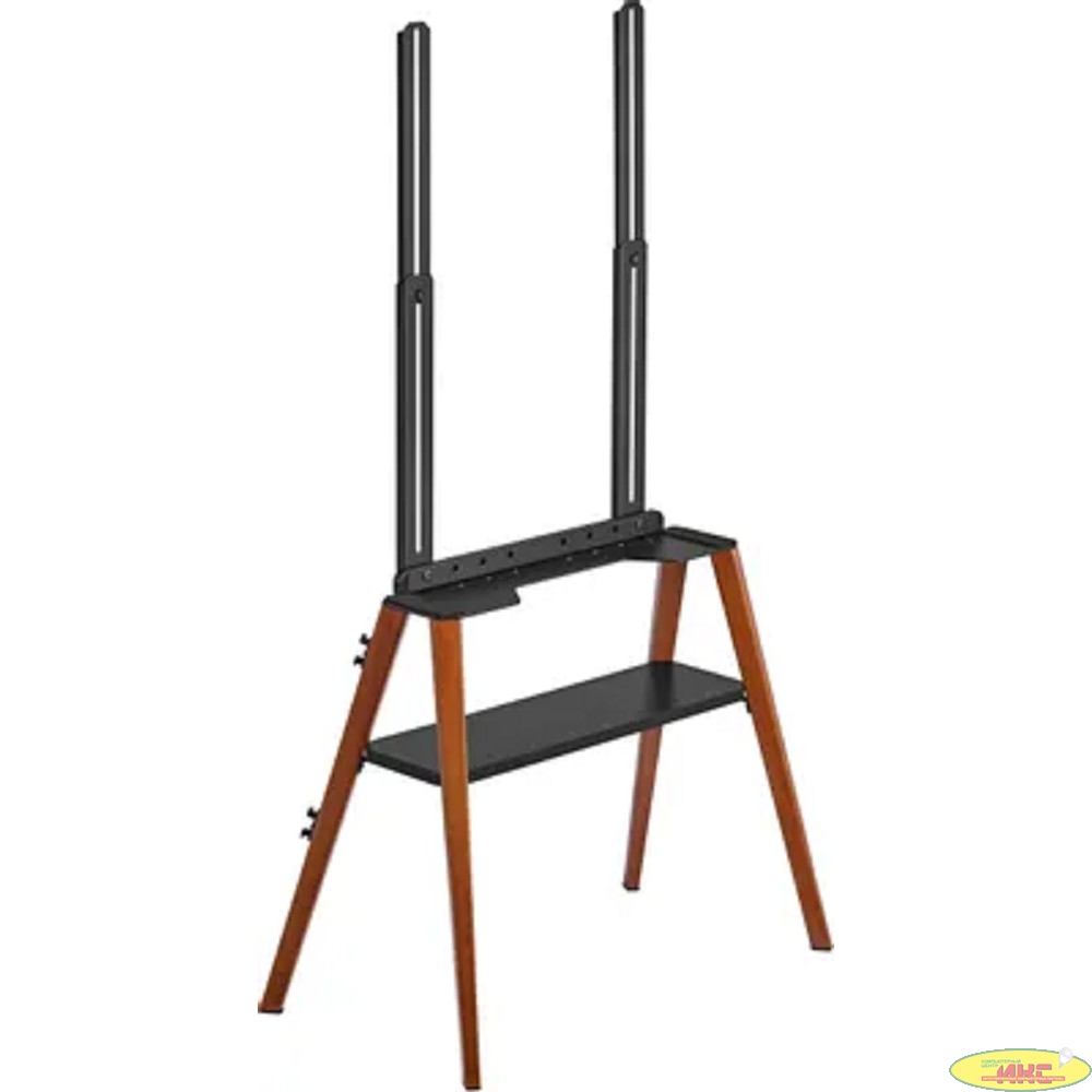 Подставка для телевизора Cactus CS-ST3645BKWN черный/орех 43"-65" макс.40кг напольный