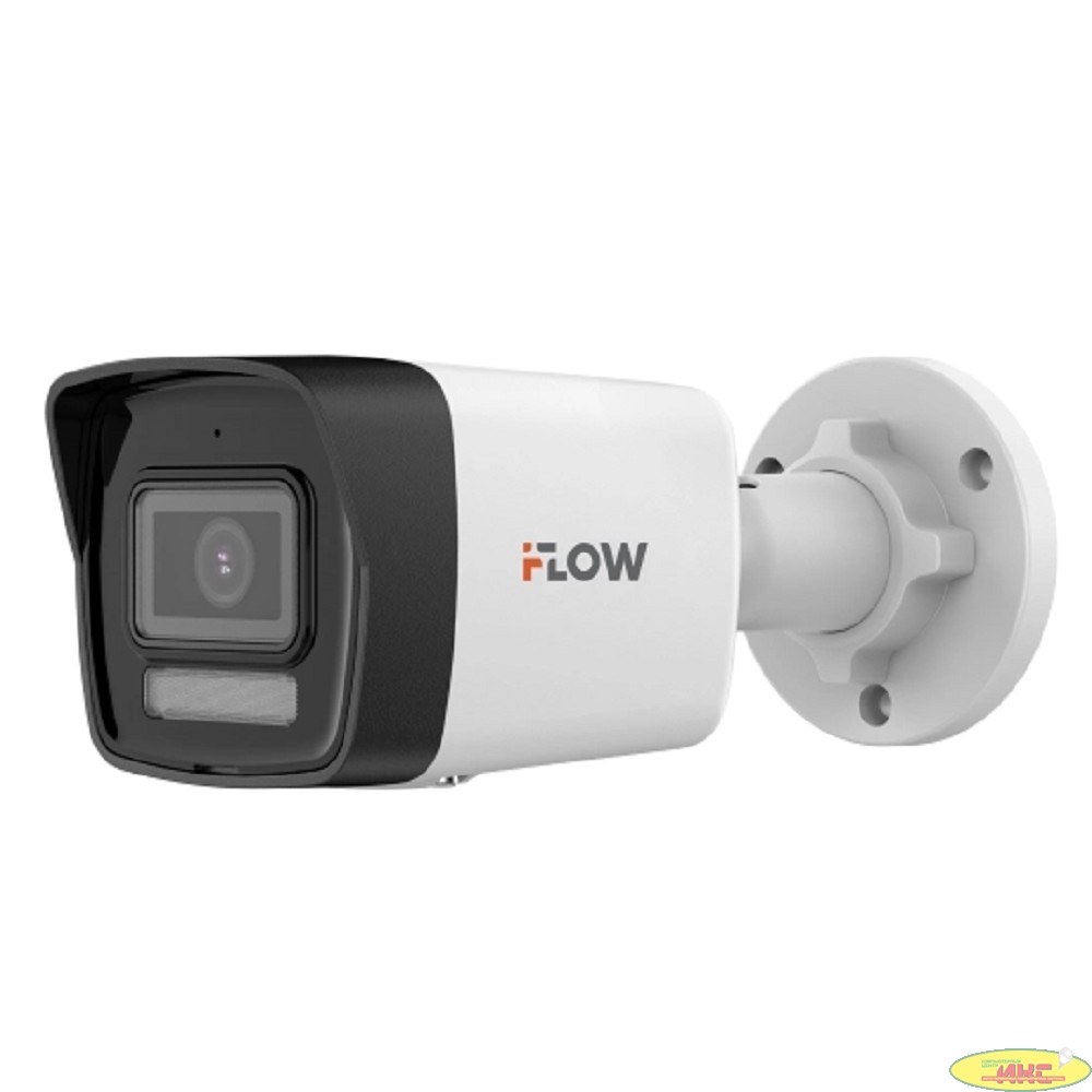 iFLOW F-IC-1142CM(2.8mm) Eco 4Мп уличная цилиндрическая IP-камера с гибридной Smart-подсветкой и встроенным микрофоном