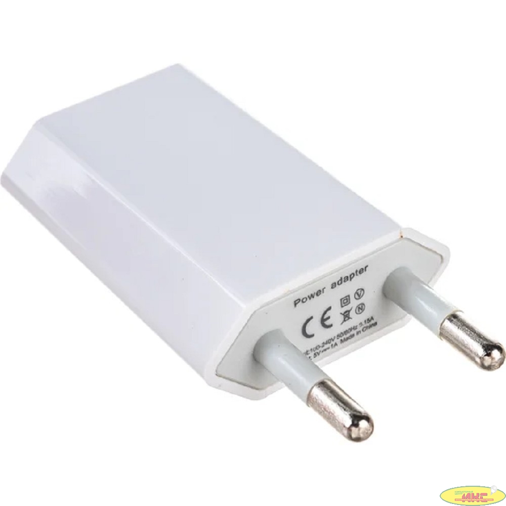 Rexant (18-1194) Сетевое зарядное устройство iPhone/iPod USB белое (СЗУ) (5 V, 1000 mA)