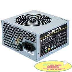 Chieftec 500W OEM [GPA-500S8] {ATX-12V V.2.3 PSU with 12 cm fan, Active PFC, ficiency >80% 230V only}