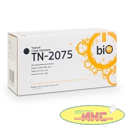 Bion TN-2075 Картридж для Brother HL-2030/2040/2070, DCP-7010/7025, MFC-7420/7820,черный  2500 стр   [Бион]