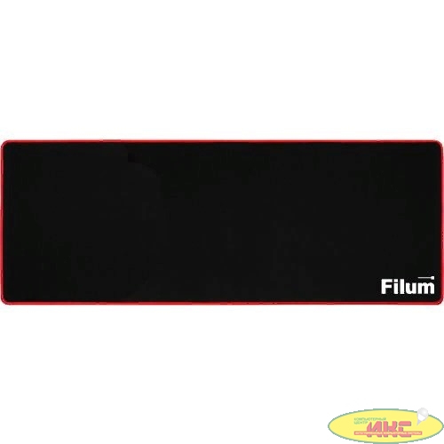 Filum FL-MP-XL-GAME Коврик игровой для мыши, серия- Bulldozer,  черный, оверлок, размер “XL”- 900*450*3 мм, ткань+резина.