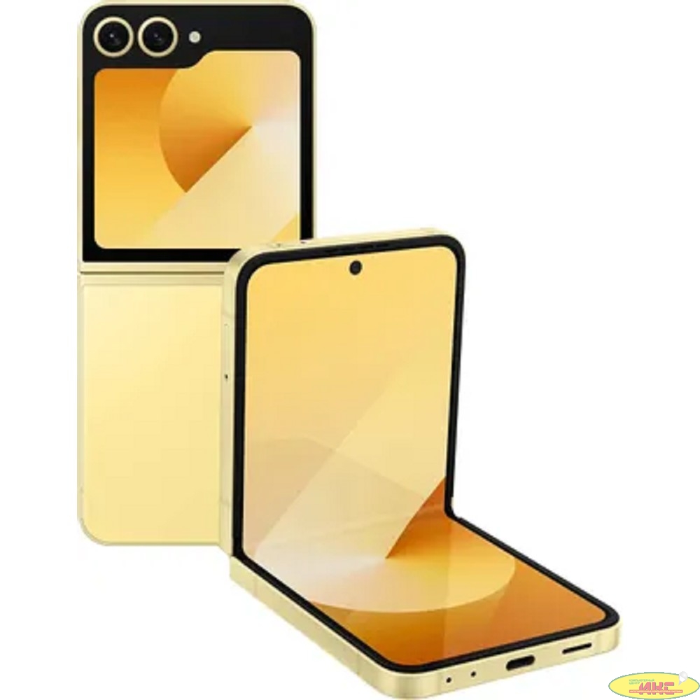 Смартфон Samsung SM-F741B Galaxy Z Flip 6 256Gb 12Gb желтый раскладной 3G 4G 1Sim 6.7" 1080x2640 Android 14 50Mpix 802.11 a/b/g/n/ac/ax NFC GPS GSM900/1800 GSM1900 TouchSc Protect