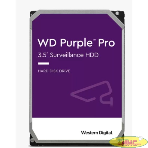 Накопитель на жестком магнитном диске WD Жесткий диск WD Purple PRO WD8001PURP 8ТБ 3,5" 7200RPM 256MB (SATA-III) All Frame AI