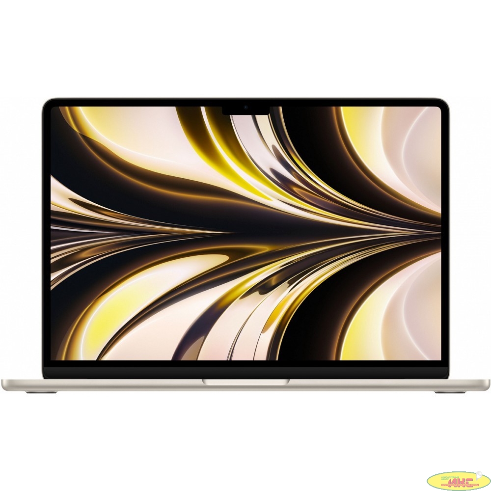 Apple MacBook Air 13-inch Mid 2022 [MC7X4LL/A] (КЛАВ.РУС.ГРАВ.) Starlight 13.6" Liquid Retina {(2560x1600) M2 8C CPU 8C GPU/16GB/256GB SSD/рекоменд.переходник 11007065} (США)