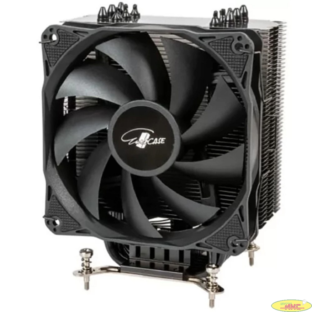 Кулер Eurocase 6P120 LGA775/115X/1700/FM2+/FM2/FM1/AM4/AM3/AM2+/AM2/AM5 (120mm fan, 800-1800rpm, 74.85CFM, 36dBA, 4-pin, TDP 200W)