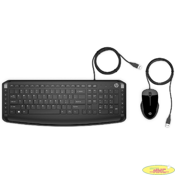 Клавиатура + мышь HP Pavilion 200 клав:черный мышь:черный USB