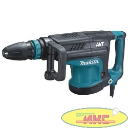 Makita HM1213C Молоток отбойный SDS-max [HM1213C] {1510Вт,25.5Дж,950-1900у\м,10.3кг,чем,АВТ,м\функц бок рукоятка,плавный пуск}