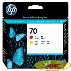 HP C9406A Печат.Головка №70 Пурпурная и жёлтая
