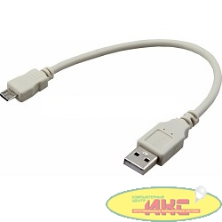 REXANT (18-1162) Шнур  micro USB (male) - USB-A (male)  0.2M