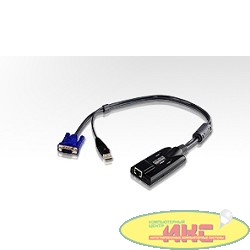 ATEN KA7175-AX Модуль удлинителя, SVGA+KBD+MOUSE USB 2.0, 50 метр., для подкл. комп. к перекл. KN2124v/2140v/4124v/4140v, макс.разреш. 1600х1200, RJ45+HD-DB15+USB A-тип, Female+2xMale, без Б.П.