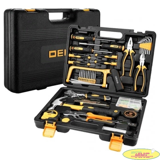 Профессиональный набор инструмента для дома в чемодане Deko DKMT102 (102 предмета) [065-0739]