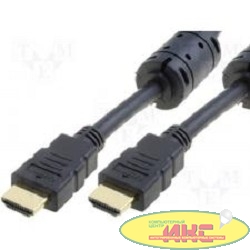 Telecom Кабель (CG511D-20M) HDMI 19M/M+2 фильтра 20м 1.4V W/Ethernet/3D  позолоченные контакты