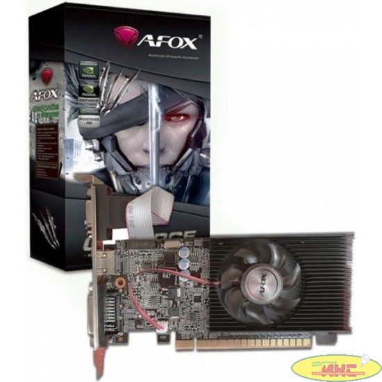 Видеокарта AfoxGT710 1G DDR3 64BIT, LP Single Fan , RTL (GT710 1G DDR3 64BIT, LP Single Fan) RTL