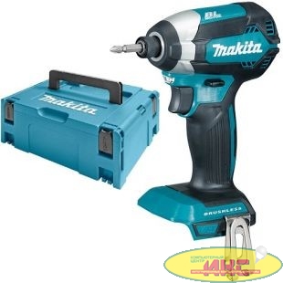 Makita DTD153ZJ Шуруповерт ак(уд) б\щет,{18В,Li-ion,0-3400об\м,6-ти гр1\4",1.3кг,кор,170Нм,М5-М16,б\ак,з\у,MakPac т2}