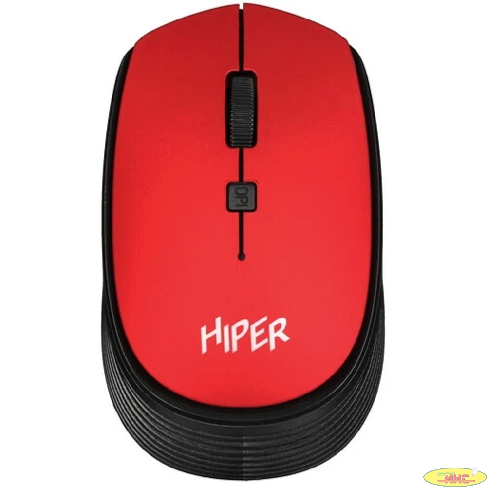 Мышь HIPER беспроводная HOMW-082 {1600dpi, красный, USB, 4кнп}