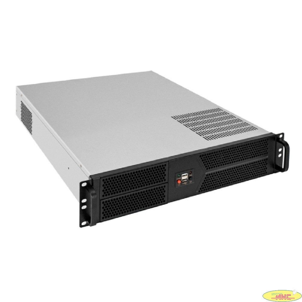 Exegate EX298448RUS Серверный корпус ExeGate Pro 2U550-04 <RM 19", высота 2U, глубина 550, БП 1000ADS, 2*USB>