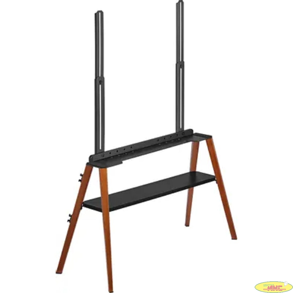 Подставка для телевизора Cactus CS-ST3647BKWN черный/орех 49"-75" макс.40кг напольный