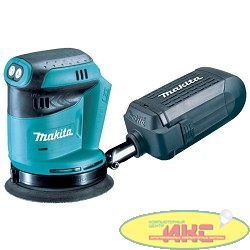 Makita DBO180Z Эксцентриковая шлифовальная машина аккумуляторная [DBO180Z] {18В,Li-ion,ф125мм,7000\9500\11000об\м,ампл-2.8мм,1.7кг,кор,п\сб,б\акк и з\у,совм с 4Ач Li-ion}