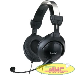 Genius HS-M505X черный 31710058101 {Наушники с микрофоном, 1.5м}