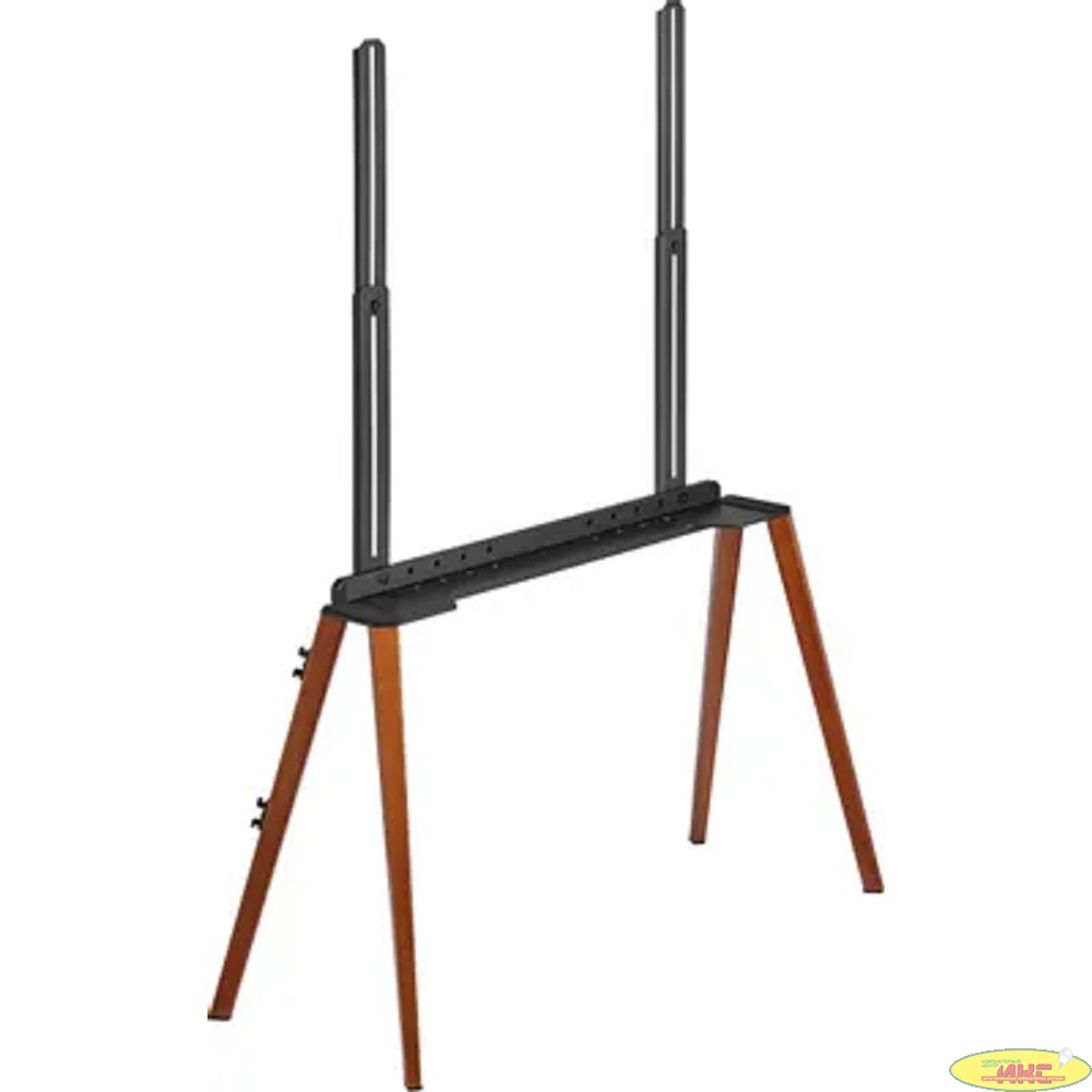 Подставка для телевизора Cactus CS-ST3646BKWN черный/орех 49"-75" макс.40кг напольный