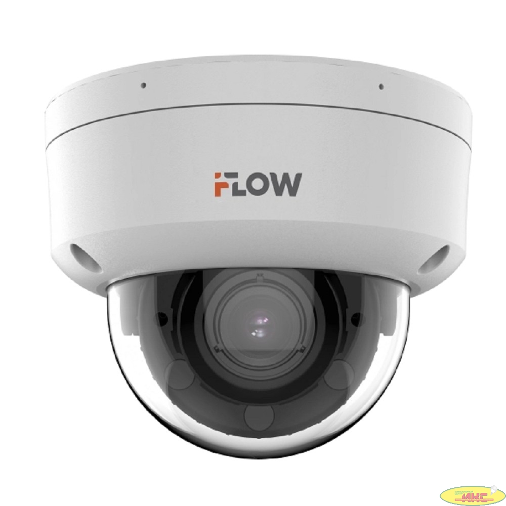iFLOW F-IC-1722CMZ4(2.8-12mm) Eco 2Мп уличная купольная IP-камера с гибридной Smart-подсветкой до 30м и встроенным микрофоном