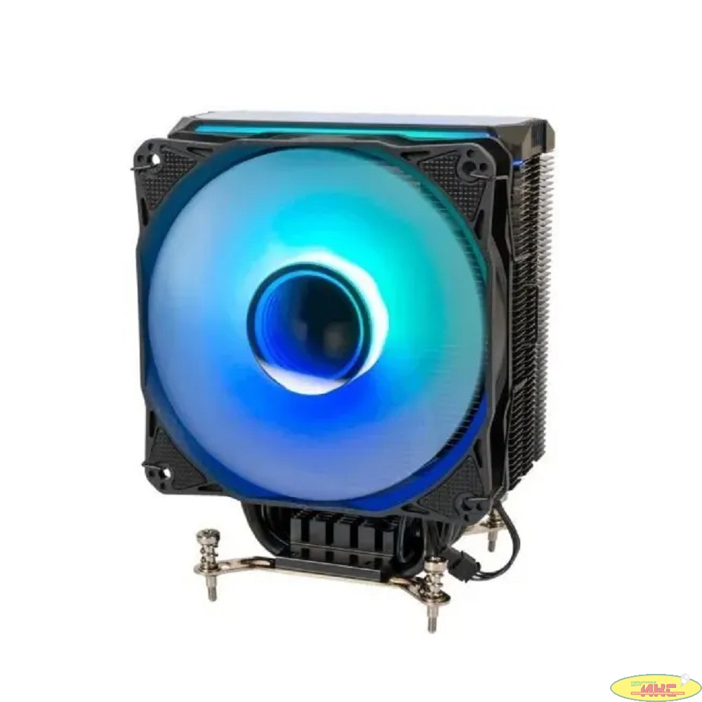 Кулер Eurocase 6PI120ARGB LGA775/115X/1700/FM2+/FM2/FM1/AM4/AM3/AM2+/AM2/AM5 (120mm fan, 800-1800rpm, 79.02CFM, 36dBA, 4-pin, TDP 200W)