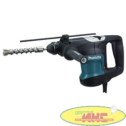 Makita HR3200C Перфоратор SDS+ [HR3200C] {850Вт,3реж,5.5Дж,1650-3300у\м,4.4кг,чем,Д-образ}