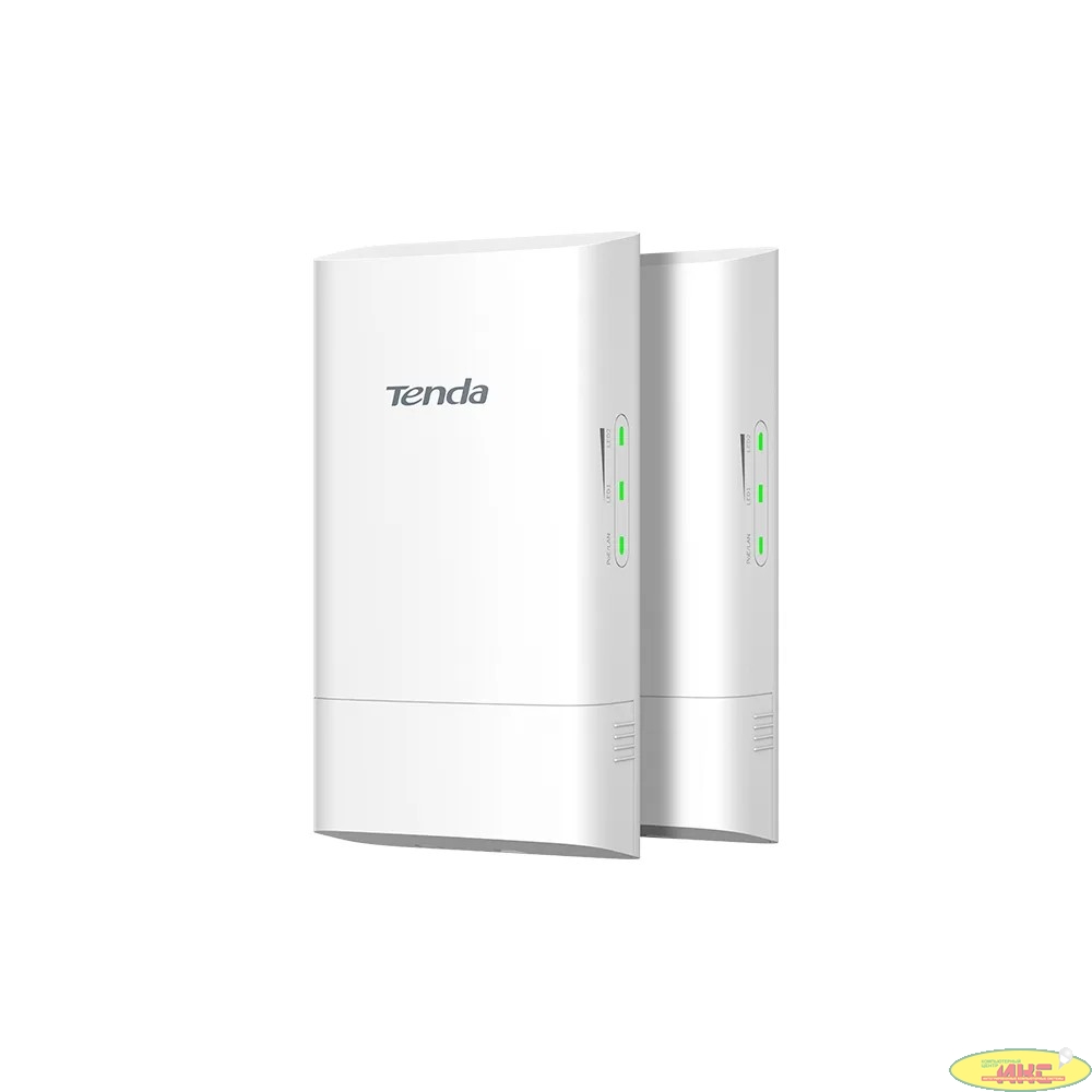 TENDA O1-5G(2-pack) Наружная точка доступа (комплект 2 шт), 5 ГГц, до 867 Мбит/с, внутренняя антенна 1x9dBi, IP65, PoE, LAN 1x100 Мбит/с
